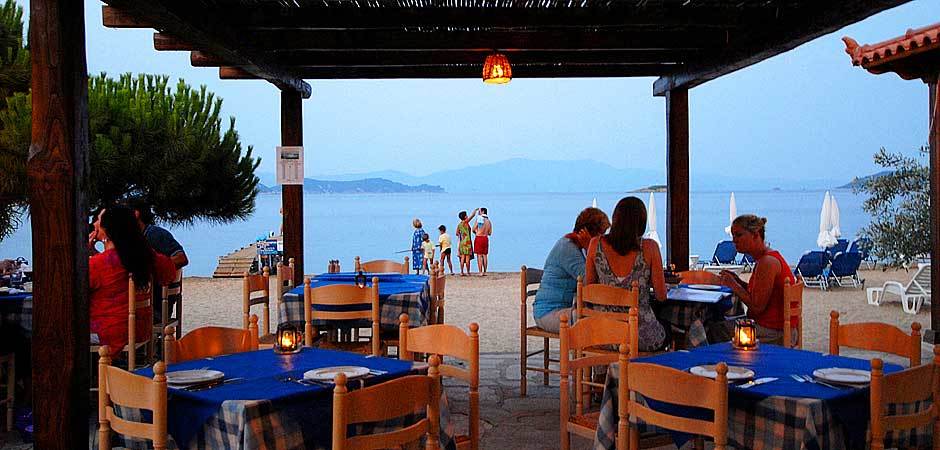Nostos Village Holiday Resort Skiathos Island ร้านอาหาร รูปภาพ